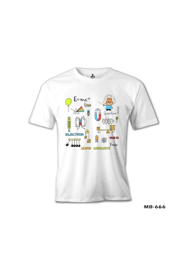 Fizik - Enerji Beyaz Erkek Tshirt