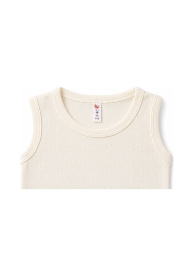 H&c Coolboy H&c %100 Pamuk Desenli Jakarlı Kolsuz Bebek Body Zıbın Krem