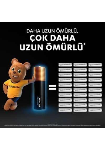 4'lü Alkalin Aa Pil, Uzun Süreli Enerji