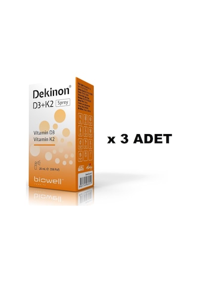 Dekinon Biowell D3 K2 1000 Iu Sprey 3 Adet