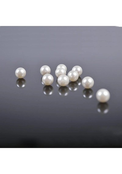 10 Mm Beyaz Renk Deliksiz Inci 30 Gr
