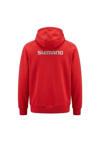Shimano Wear Hoodie Red Kapüşonlu Sweatshirt Hoodie Kırmızı