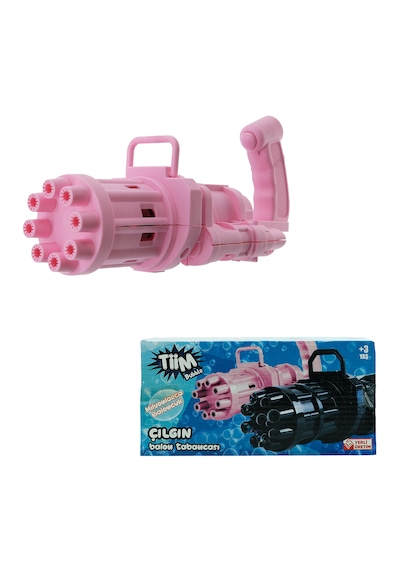 Tiim Bubble 8 Çıkışlı Otomatik Baloncuk Ve Balon Tabancası Mavi