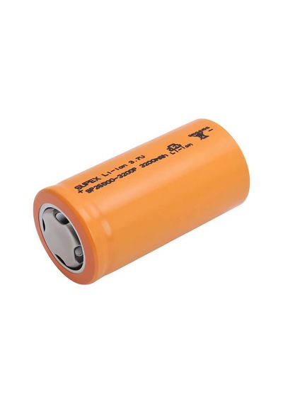 Supex Sp26500-3200f 3.7v 3200mah Li-ion Düz Kafa Pil