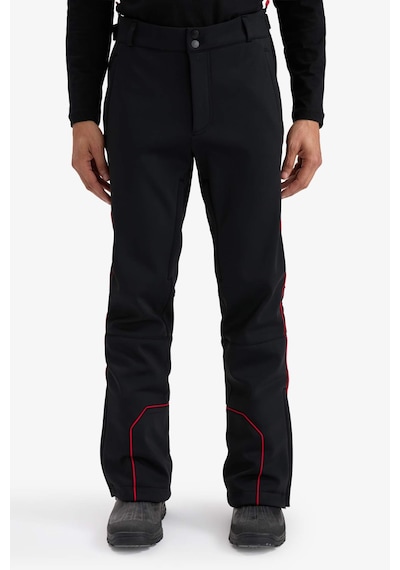 Defacto Regular Fit Fermuarlı Düz Paça Softshell Kayak Pantolonu F5643ax25wnbk81 Siyah-bk81