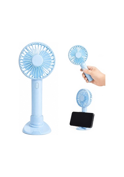 Powermaster Pm-25082 3 Fonksiyonlu Telefon Tutuculu Taşınabilir El Ve Masaüstü Vantilatör