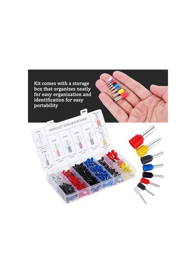 Ic-274c 1200 Parça 8 Boy 6 Renk Kutulu İzoleli Yüksük Seti - Kablo Yüksüğü