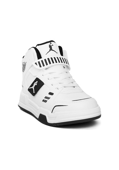 Cool King Uzun Filet Erkek Çocuk Hi Sneaker Beyaz-beyaz Beyaz