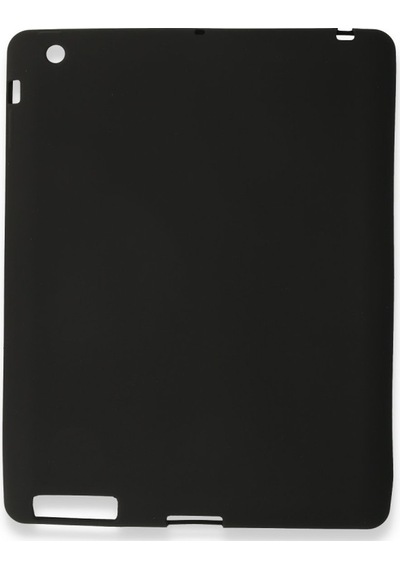 Apple Uyumlu  iPad 4 9.7 Kılıf Evo Tablet Silikon - Siyah Diğer