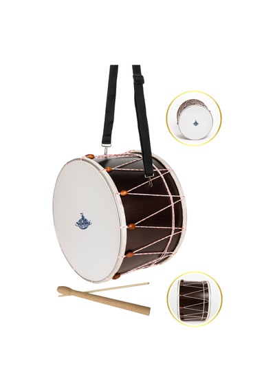 Yankı Cd-45 Asma Davul Sahne Ve Halk Oyunları Davulu 45 Cm İpli Boncuklu Akort Özellikli Tokmak Ve Çubuk Hediyeli - 86970643148