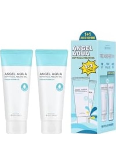 Aqua Soft Facial Peeling Gel Nazik Peeling Gommage Hyaluronik Asit Madecassoside Set 2x100 Ml