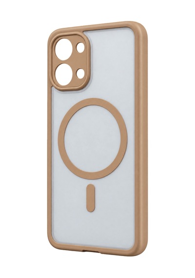 Xiaomi Redmi 15c 5g Loji Magsafe Kapak - Çöl Titanyum Çok Renkli