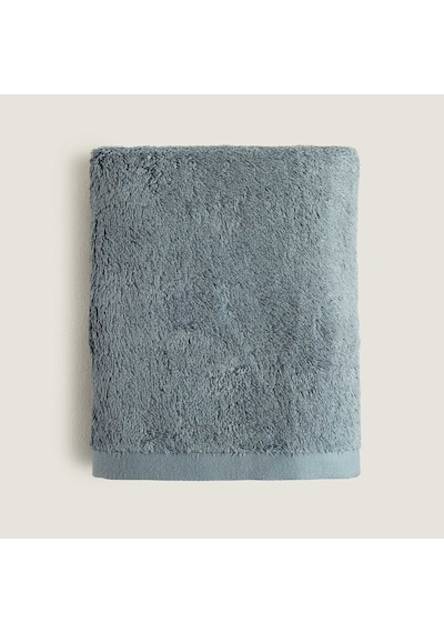 Chakra Solıd Bambu Yüz Havlusu 50x90 Cm Çelik Mavi