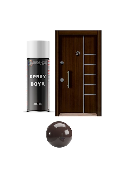 Kahverengi Çelik Kapı Sprey Boyası 400 Ml.