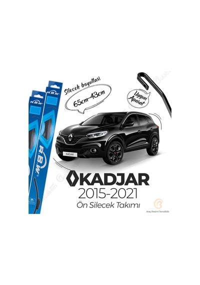 RBW Renault Kadjar 2015 - 2021 Ön Muz Silecek Takım