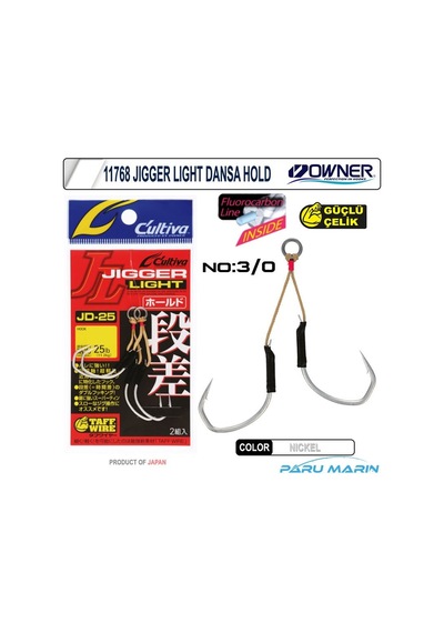 Owner Cultiva 11768 Jigger Light Dansa Hold 3/0 , 2 Adet