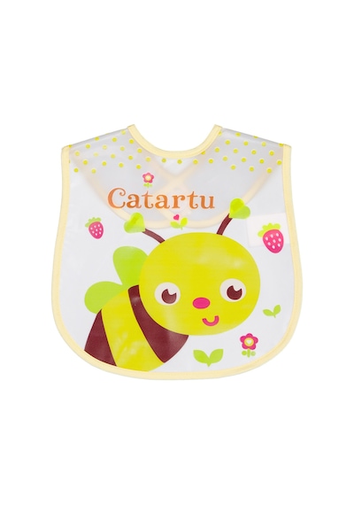 Civil Baby Arı Baskılı Mama Önlüğü - Sarı Standart Sarı