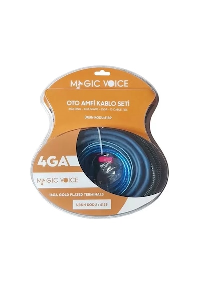 Sh Magicvoice Mv-6189 4ga Oto Amfi - Anfi Kablo Seti 120a Sigorta Dahil Najmaddin