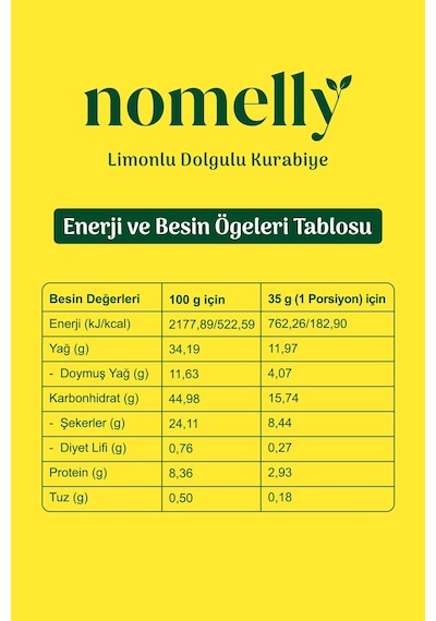 Limonlu Ve Dolgulu Glütensiz Kurabiye