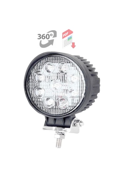 Çalışma Lambası 9led Yuvarlak A Kalite