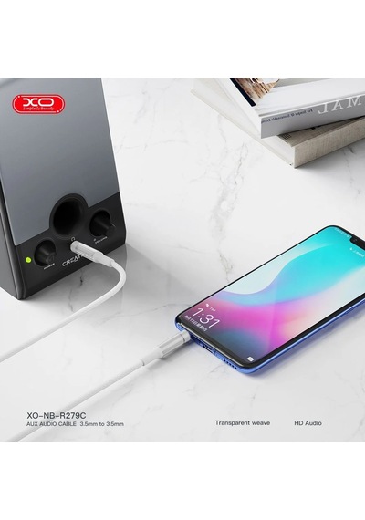 Özel Üretim Ev Kullanımı Müzik Dinleme Taşınabilir Xo Nb-r279c 3.5 Mm Aux 1 Metre Ses Kablosu