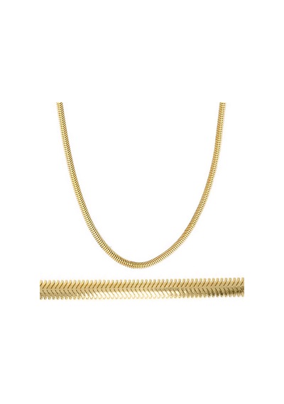 Bilezikci 14 Ayar Altın Balıksırtı Zincir 40 cm
