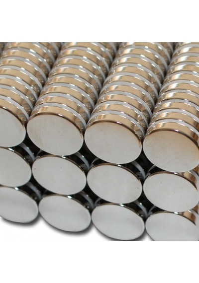 10 Adet Çap 15Mm X Kalınlık 3Mm Güçlü Yuvarlak Neodyum Mıknatıs