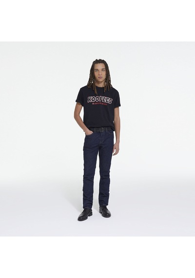 The Kooples Erkek Siyah T-shirtdüzhtsc25024k