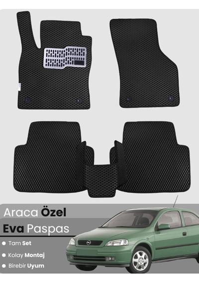 Opel Astra G 1998-2004 Uyumlu Eva Paspas Tam Set Araca Özel,kolay Montaj,su Geçirmez 285