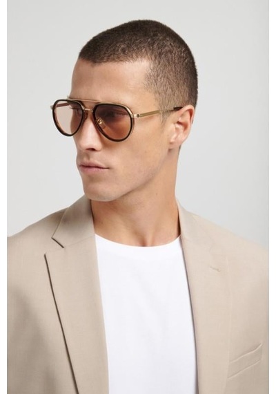 1226/g/s Rhl63 57-18-145 David Beckham Unisex Güneş Gözlüğü Çok Renkli