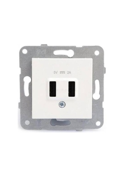 Viko 90967z01 Usb Şarj Prizi 5 Volt 2 Amper Beyaz Çerçeve Hariç Viko