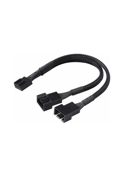 1 To 2 Çoğaltıcı 25cm Fan Uzatma Kablosu Y Tip 4 Pin 3 Pin Bilgisayar Kasa Anakart Ekran Kartı Soğut