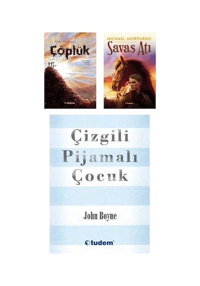 Çizgili Pijamalı Çocuk-çöplük-savaş Atı 3 Kitap Set