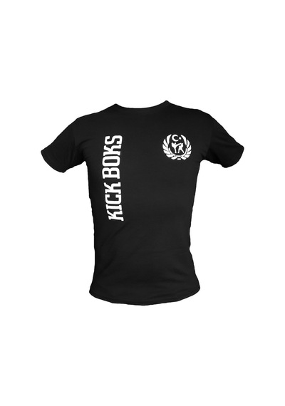 Aksaspor Kick Boks Tişörtü Ekonomik Tişört Siyah