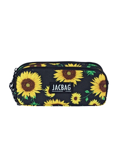 Jacbag Trıple Pouch-üç Bölmeli Kalem Kutusu Triple Pouch-ayçiçeği renkli