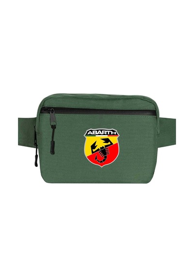 Abarth Logo Yeşil Bel Çantası