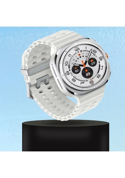 Newface - 145 - Watch 7 Ultra Kr417 Rug Silikon Kordon - Ece-umay - - Siyah