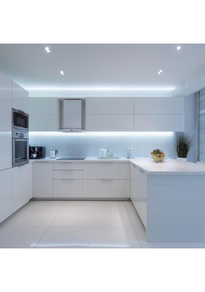 Cata Ct-4540b 120 Çipli İç Mekan Şerit Led 10 Watt - Yüksek Lümenli Parlak Beyaz Işık Aydınlatma - 5 Metre Beyaz