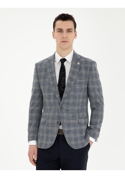 Pierre Cardin Erkek Gri Ceket 50284927-vr024