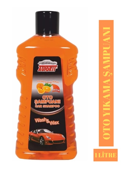 Cilalı Oto Şampuan 1000 Ml Portakal Kokulu Cilalı Şampuan