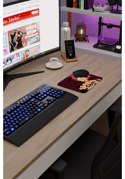 Fairy Tail Anime V2 - 22x18 Gaming Kauçuk Kaymaz Taban Mouse Pad Fare Altlığı