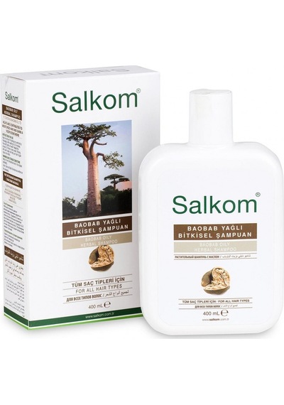 Salkom Baobab Yağlı Bitkisel Şampuan 400 ML