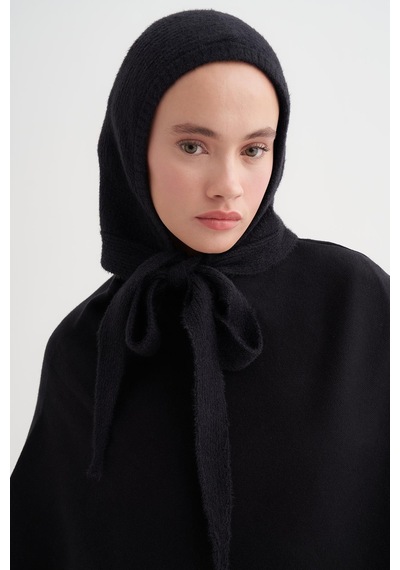Carell Knit Balaclava Bere Başlık Siyah Çok Renkli