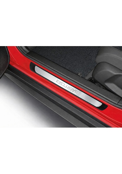 Renault Clio 3d Krom + Abs Kapı Eşiği Koruma Eşiği Exclusive Line 2012 Üzeri 4 Prç P. Çelik Parlak