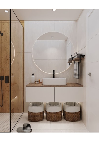 Aju Havluluk Banyo Rafı Sabunluk Şal Askılığı Havlu Askısı Banyo Mutfak Düzenleyici Ahşap
