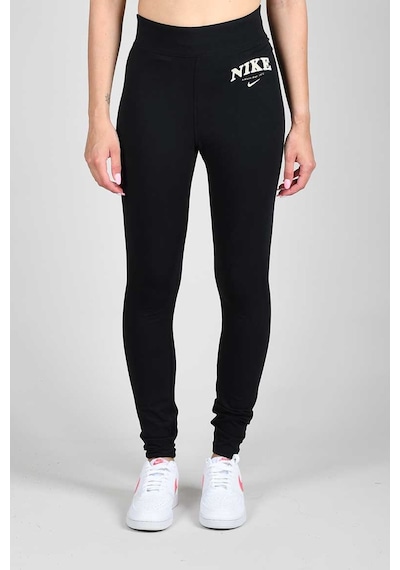 Nike Varsity Women's Leggings High Rise Yüksek Belli Pamuklu Kadın Tayt Siyah