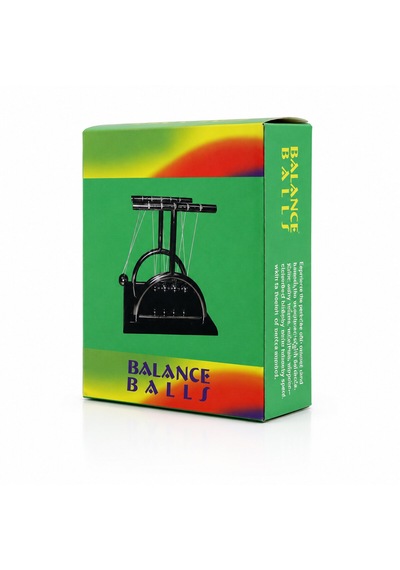 Balance Balls Orta Newton - Metal Denge Topları Masa Üstü 5492 11