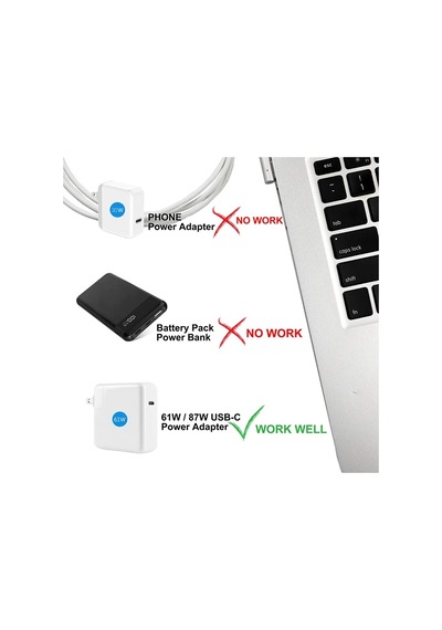 Ally Apple Uyumlu Macbook Retina Pro 45w 60w 85w Usb C To Manyetik Şarj Kablosu T Tipi - 5775
