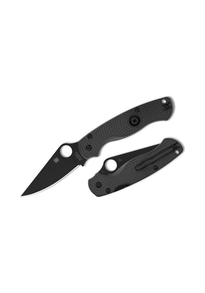 Spyderco Para Military 2 Lightweight Black Blade Plainedge Kamp Çakısı Siyah