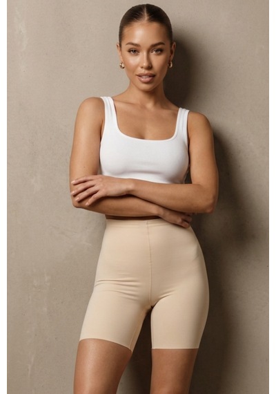 Fit Women Kadın Kumaş Boxer Kalıp Ten Korse
